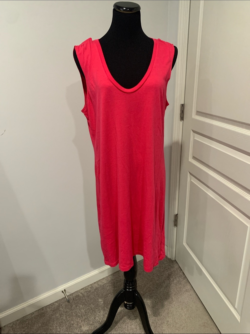 Banana Republic Sleeveless Swim Cover-Up in Bright Pink